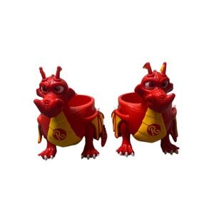 Ringling Bros & Barnum & Bailey Circus Dragon Souvenir‎ Cup/Bowl Set of 2